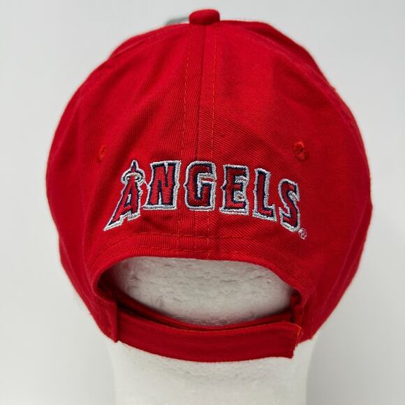 Los Angeles LA Angels Mike Trout Hat Baseball Cap 3D Fish 6 Panel Red Strapback - Picture 3 of 10